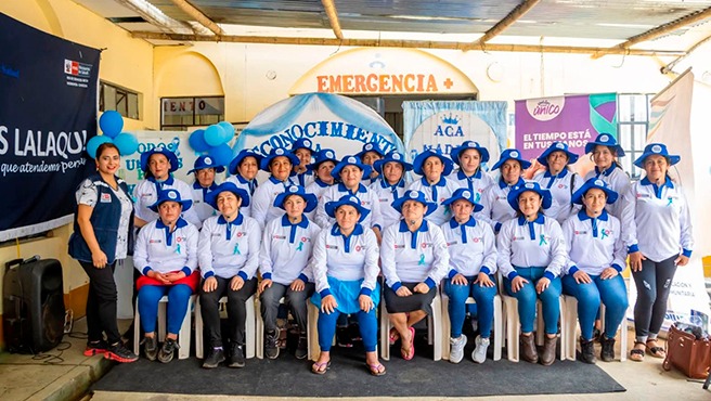 Más de 300 Agentes Comunitarios de Salud promueven hábitos saludables y lucha contra el dengue en el Alto Piura