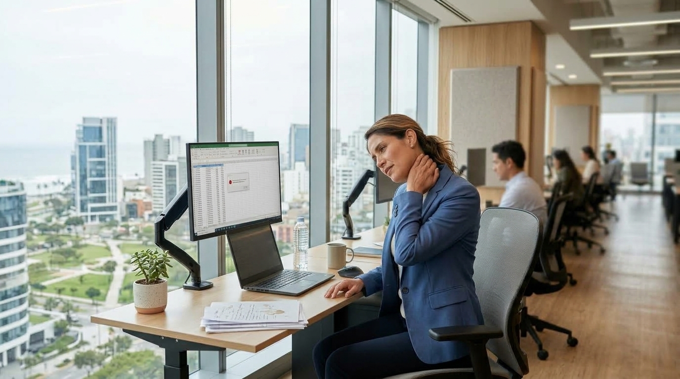 ¿Pasas horas frente a la computadora? El sedentarismo puede estar afectándote sin que lo notes