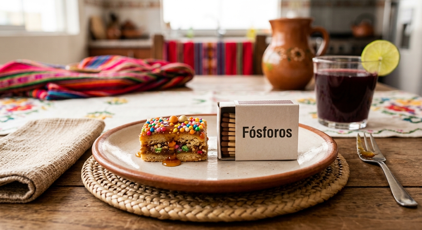 Porción saludable para comer turrón es del tamaño de una caja de fósforos
