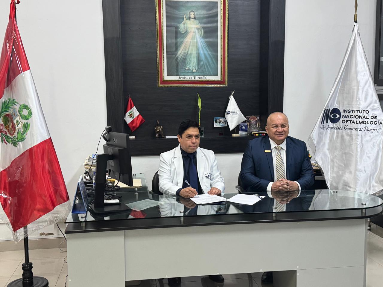 EL INO Y LABORATORIOS LANSIER MARCAN HITO EN LA CIENCIA PERUANA CON CONVENIO DE COOPERACIÓN EN OFTALMOLOGÍA