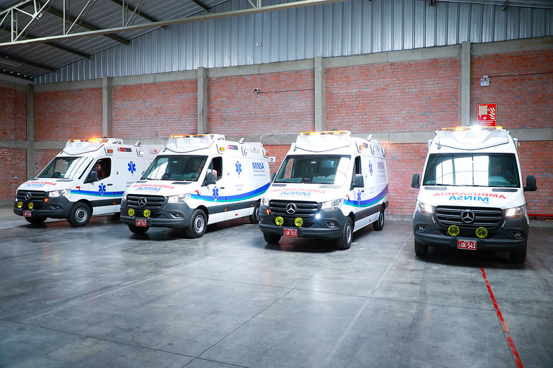 Ministerio de Salud concluye entrega de las ambulancias a las regiones y así reducir los tiempos en atención de emergencias