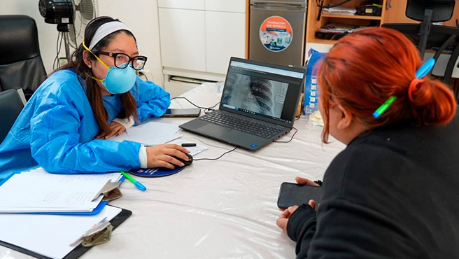 Más de 84 mil personas fueron tamizadas con inteligencia artificial para detectar casos de tuberculosis. 