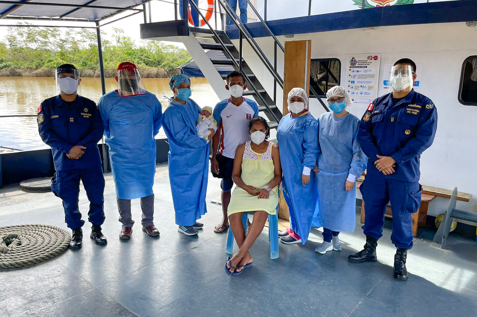A bordo de las PIAS se atendieron 20 nacimientos en comunidades rurales de Loreto, Ucayali y Puno