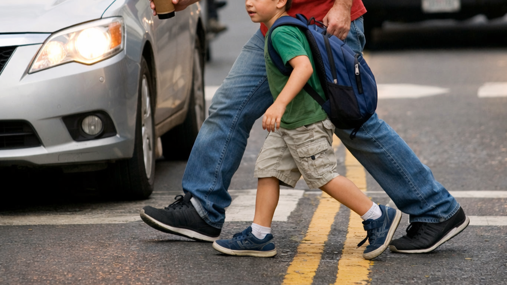Regreso a clases: 7 malos hábitos que ponen en riesgo a los niños en la vía pública