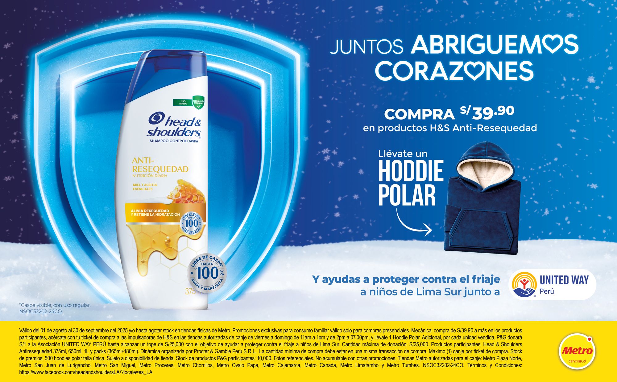 Protege tu cabello mientras donas kits de abrigo a niños de Lima Sur por las bajas temperaturas