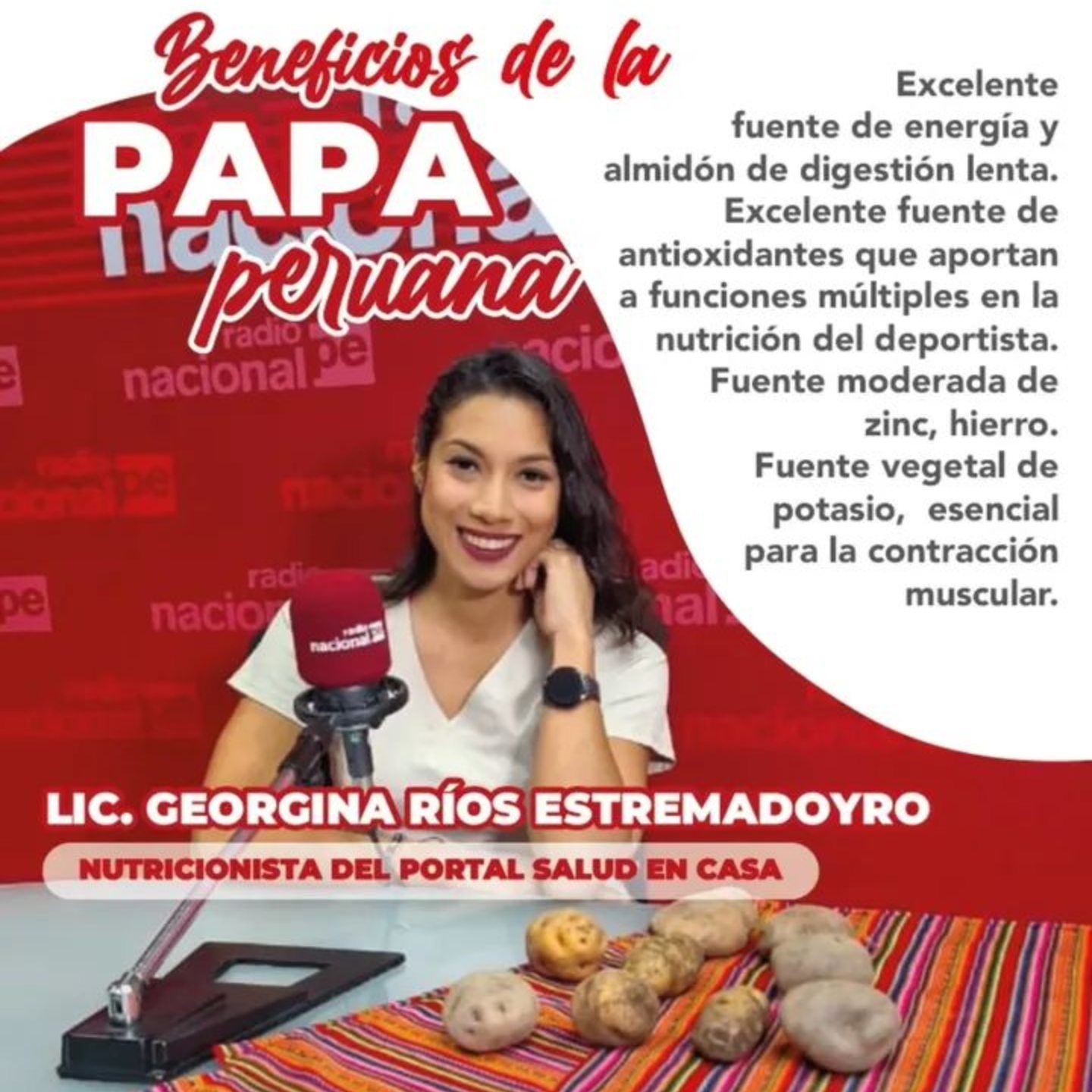La papa, un alimento ancestral de una alta diversidad y de un gran valor nutricional.