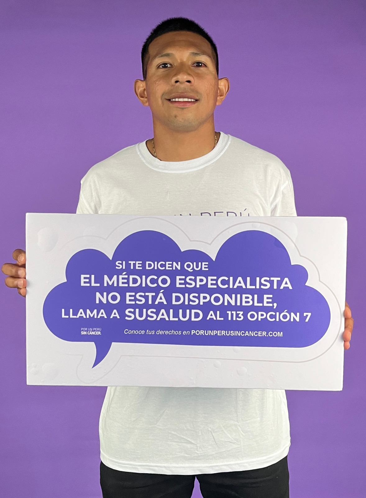 Edison Flores se convierte en Embajador de la Lucha por los Derechos de los Pacientes con Cáncer
