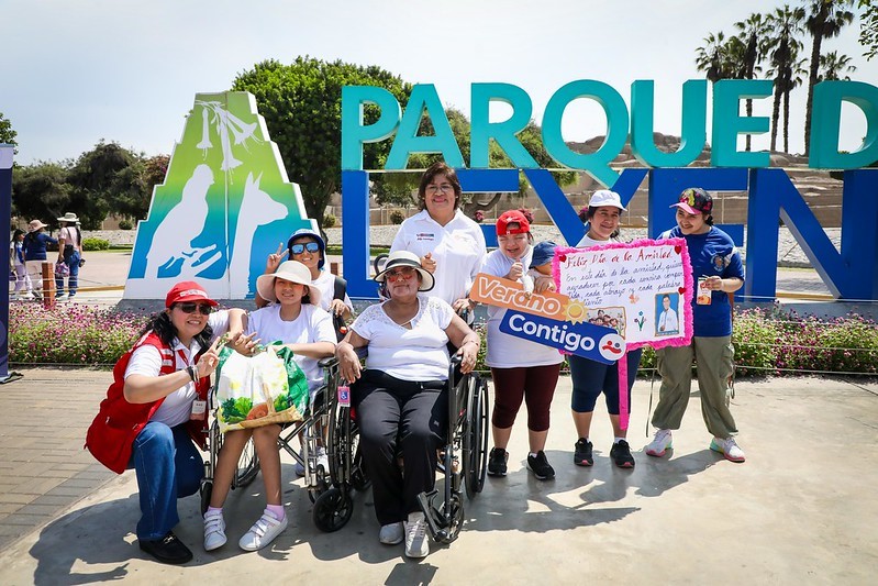 Midis impulsa integración social de personas con discapacidad severa con actividades al aire libre en Parque de las Leyendas
