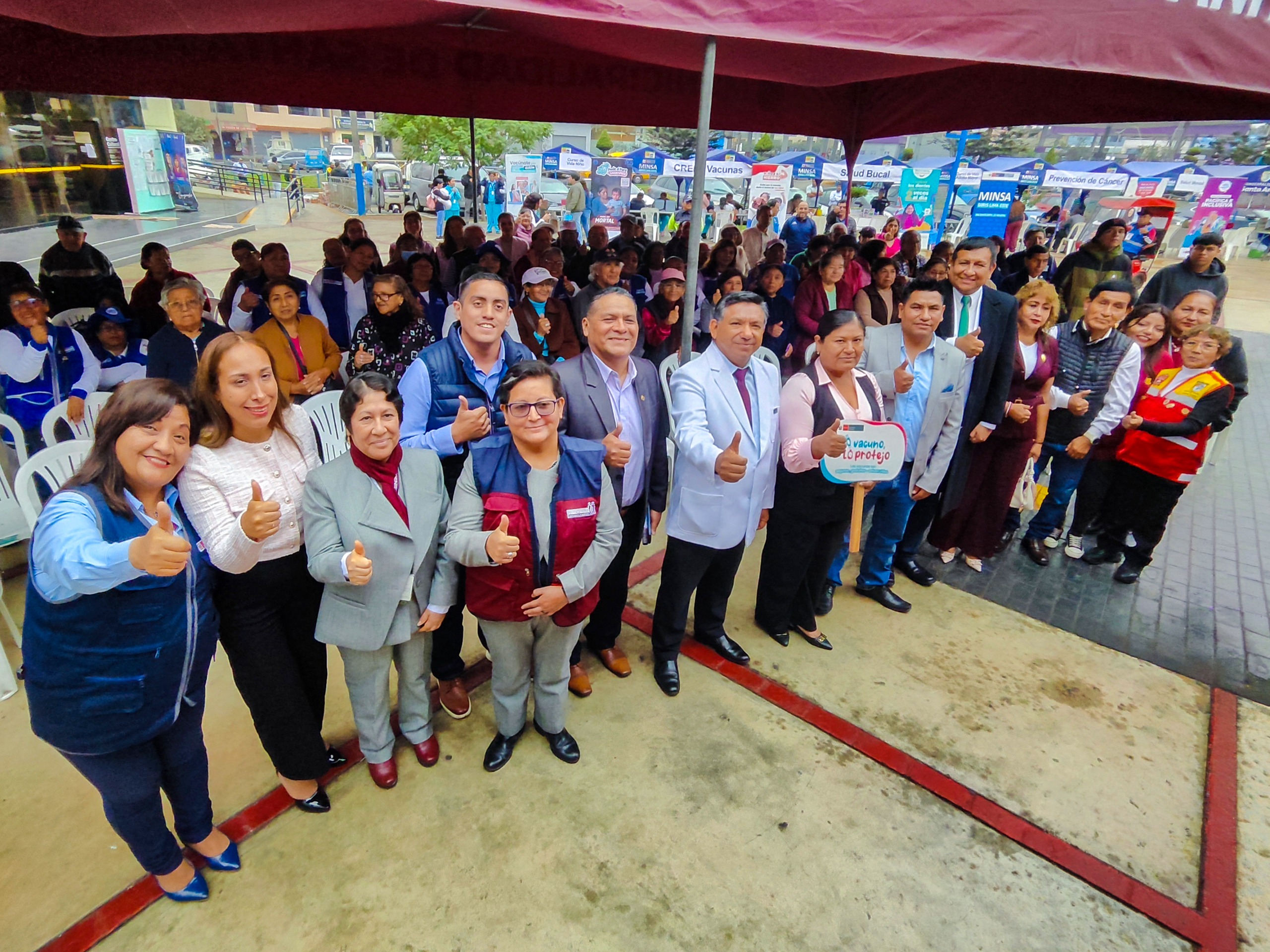 Minsa y Municipalidad de Santa Anita desarrollan jornada de salud para cerrar paso al sarampión y otras enfermedades