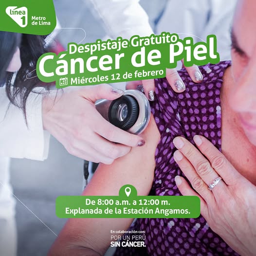 LÍNEA 1 del Metro de Lima y Por Un Perú Sin Cáncer ofrecen chequeo vital