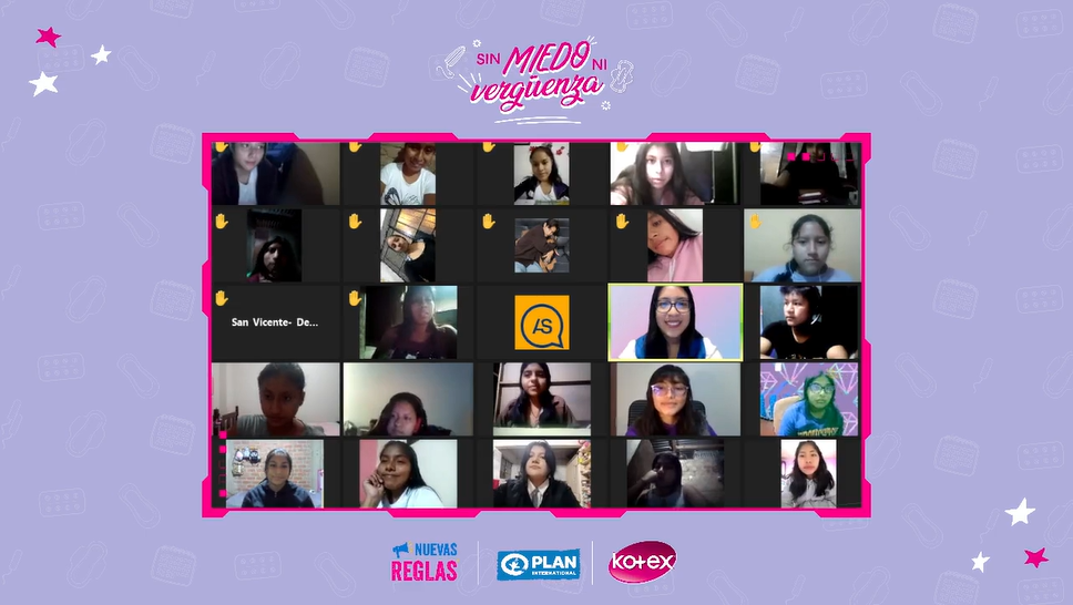 Conversatorio “Sin Miedo Ni Vergüenza” busca romper estigmas alrededor de la menstruación en niñas y adolescentes