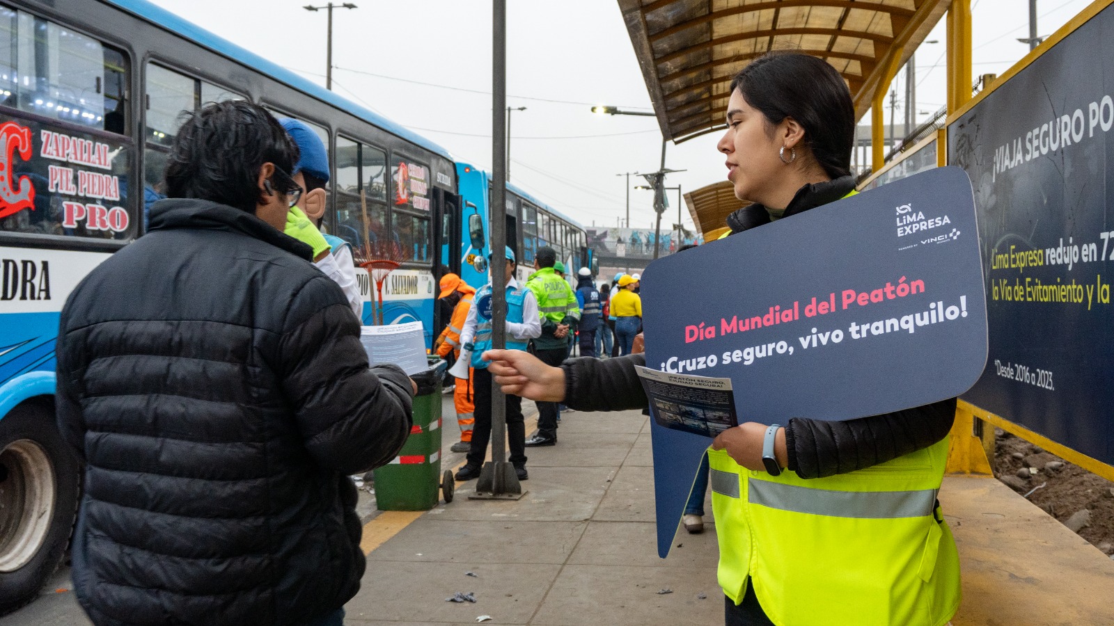 Lima Expresa refuerza su compromiso con la seguridad vial en el Día Mundial del Peatón