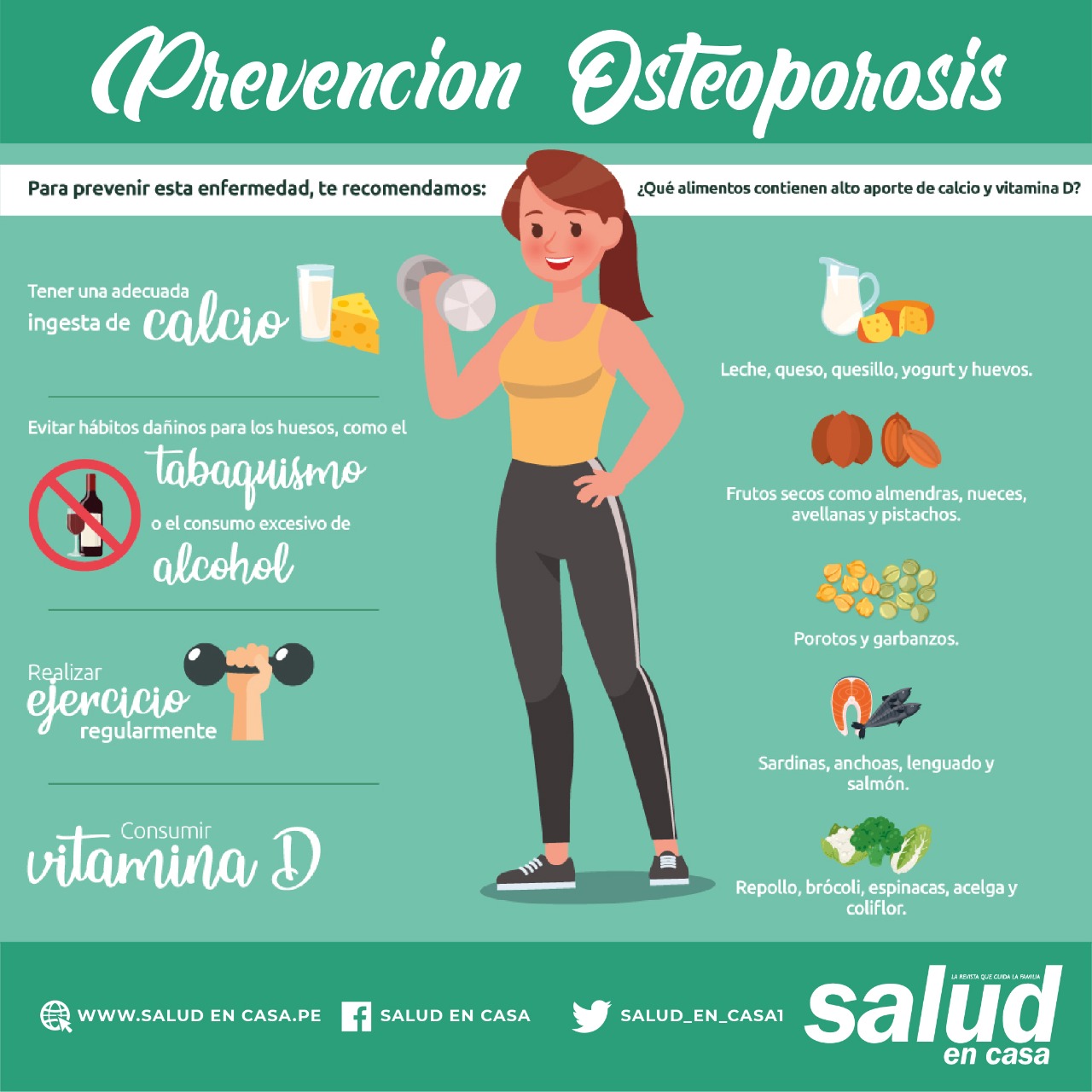 Mala alimentación genera el aumento de osteoporosis en las mujeres