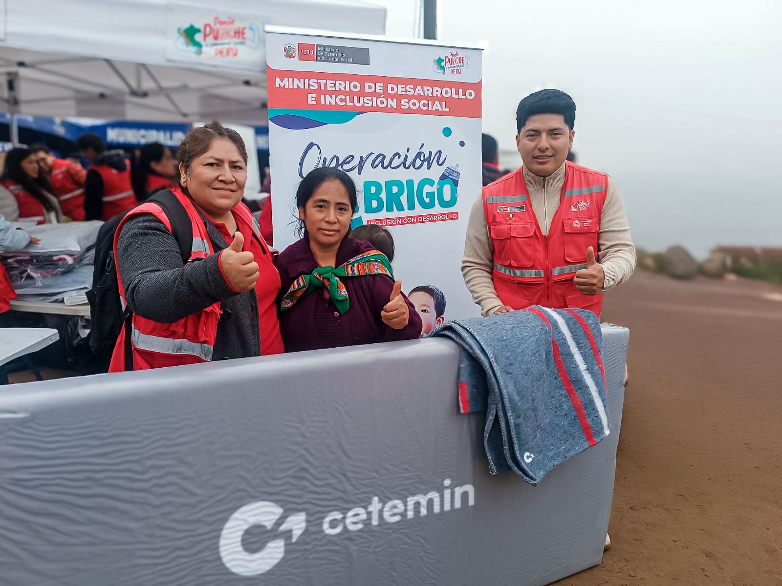 CETEMIN se une a la campaña Operación Abrigo para apoyar a familias vulnerables en Ventanilla